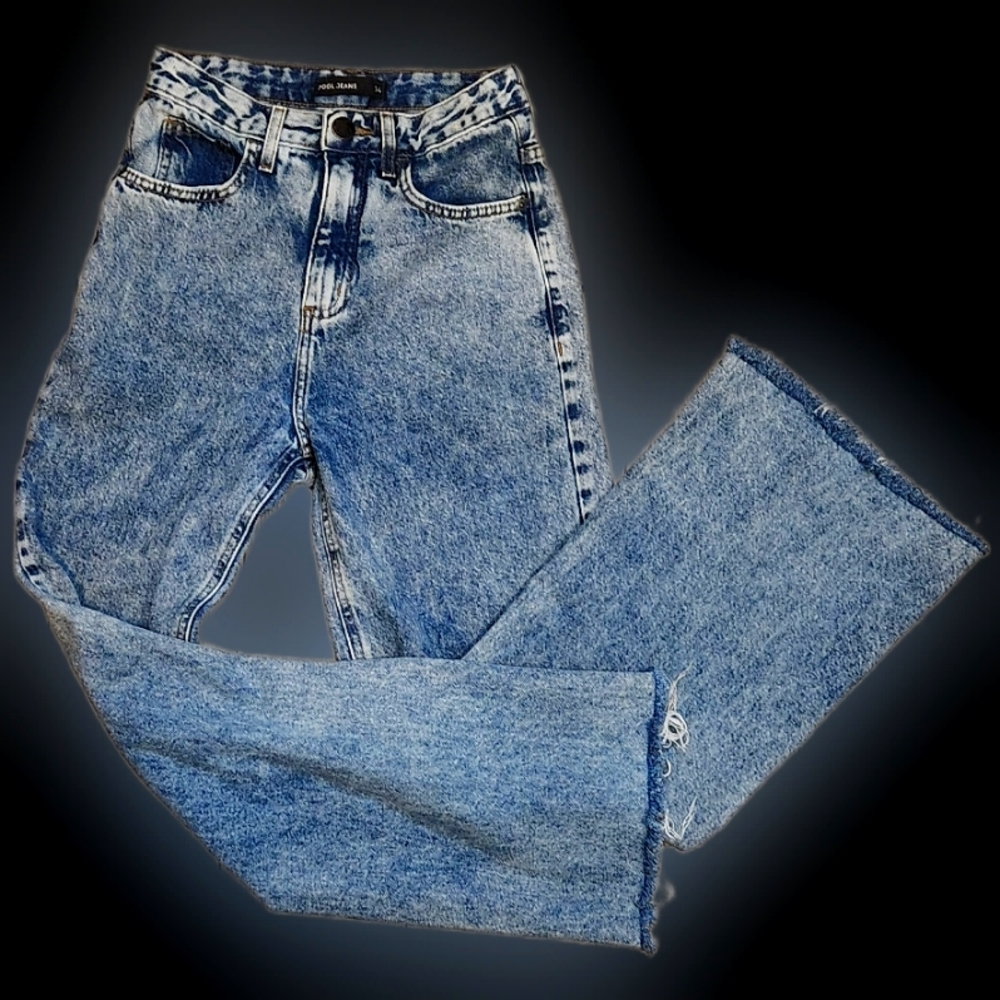 #K34 Pool Jeans Boys Light Blue Distress Jeans